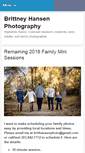 Mobile Screenshot of brittneyhansenphotography.com